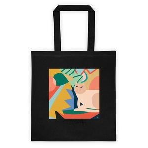 Pet Lover Newton Black Tote Bag